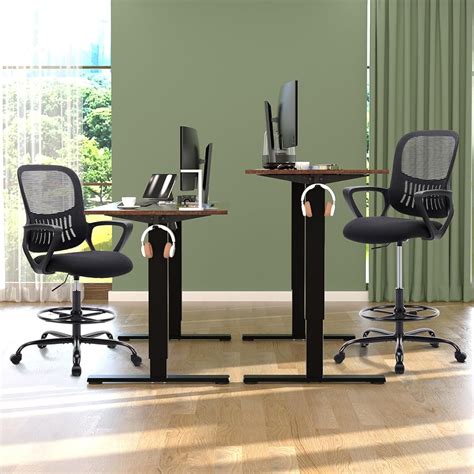 Smug Drafting Chair Tall Office Chair Standing Desk India | Ubuy