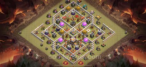 Best Anti 3 Stars War Base TH11 with Link, Anti Everything - Town Hall ...