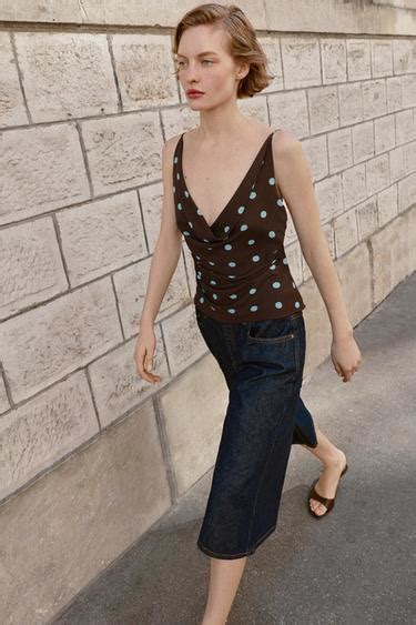 Women's Polka Dot Tops | ZARA India