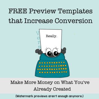 Image result for Good Copy Template TPT Free