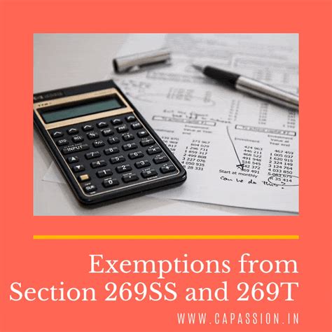 Section 269SS, 269T, 269ST under the Income Tax Act, 1961