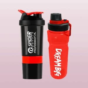 TRUE INDIAN Spider Shaker And Sipper Gym Water Bottle 500 ml Shaker ...