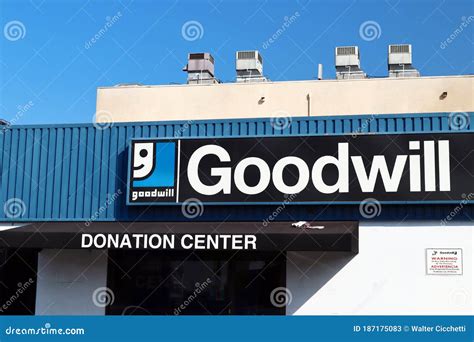 Goodwill Store & Donation Center. American Nonprofit Organization of ...