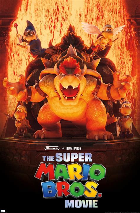The Super Mario Bros. Movie - Bowser's World Key Art Wall Poster, 14. ...