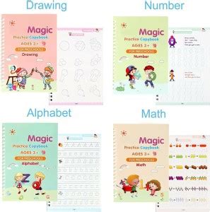 Flipkart.com | Mynxe Practice Magic Book For Kids Numbers Drawing, Math ...