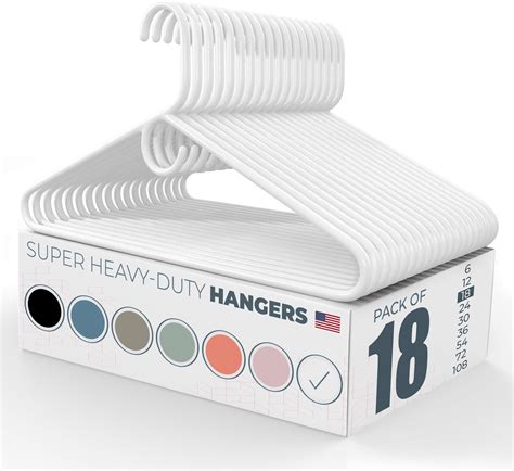 Amazon.com: 36pk Extra Large Hangers for Plus Size Clothes - Heavy Duty ...