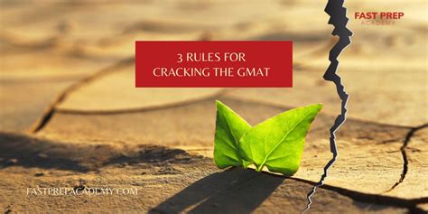 3 Rules for Cracking the GMAT