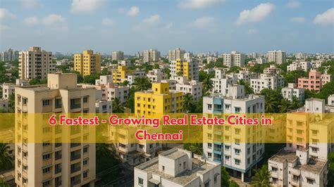 6 fastest growing real estate cities in chennai