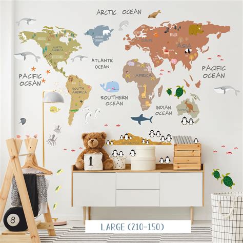 Image result for World Map Sticker