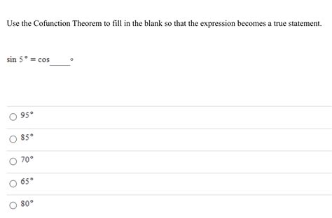 Image result for Cofunction Theorem for Cos