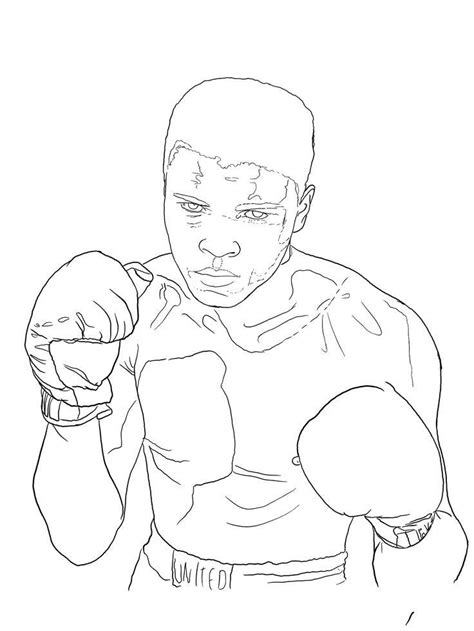 Image result for How to Draw Muhammad Ali Boxing
