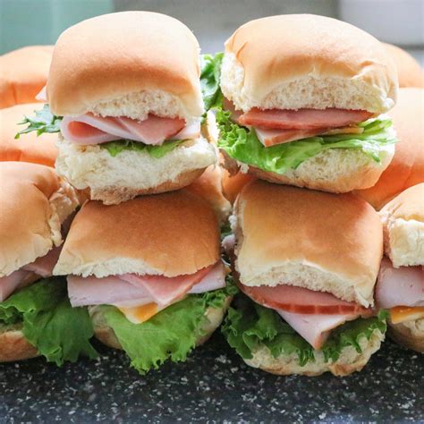 Ham and Turkey Sliders (make-ahead sandwiches for lunch) - Fab Everyday