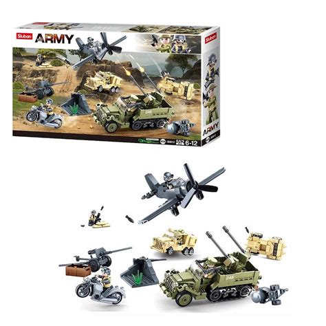 Sluban ‎M38-B0812 World War 2 Building Blocks Set — Toycra