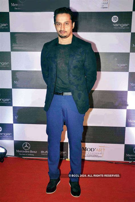 Caroline and Yves Perrin during a fashion show, hosted by Nishant Joshi ...