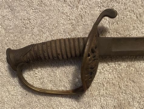 Civil War Sword Ricasso Markings