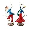 Handicrafts Paradise Wrought Iron Showpiece Figurine Playing Dandia ...