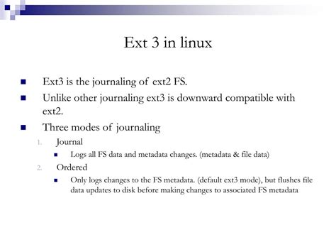 Image result for Linux Ext3
