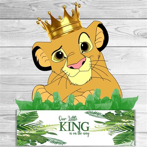 King Simba Jungle centerpiece | Lion king baby shower, Lion king baby ...