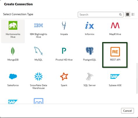 Oracle REST API 的图像结果