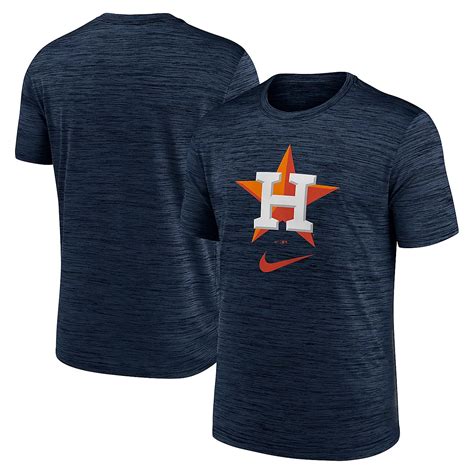Nike Houston Astros Logo Velocity Performance T-Shirt | Academy