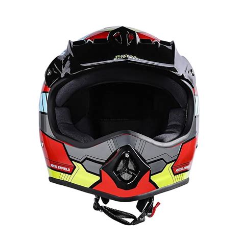Royal Enfield Motocross Kids ISI Certified Helmet Chase FF Mx Multi Abs ...