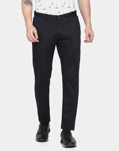 Blackberrys Slim Fit Men Black Trousers - Buy Blackberrys Slim Fit Men ...