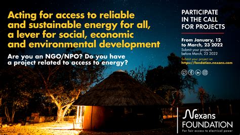 Nexans - Fondation Nexans' 10th Call for Projects