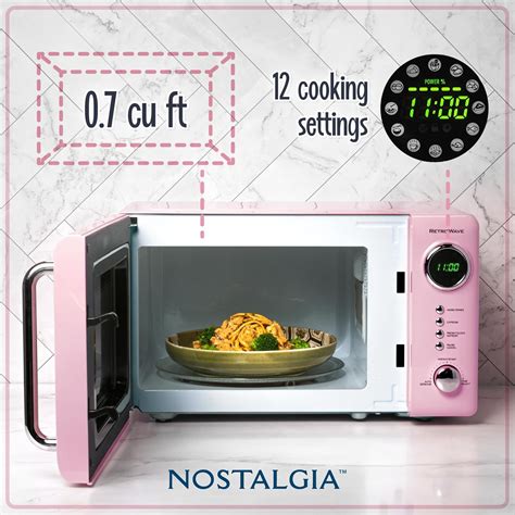 Nostalgia Retro Compact Countertop Microwave Oven India | Ubuy