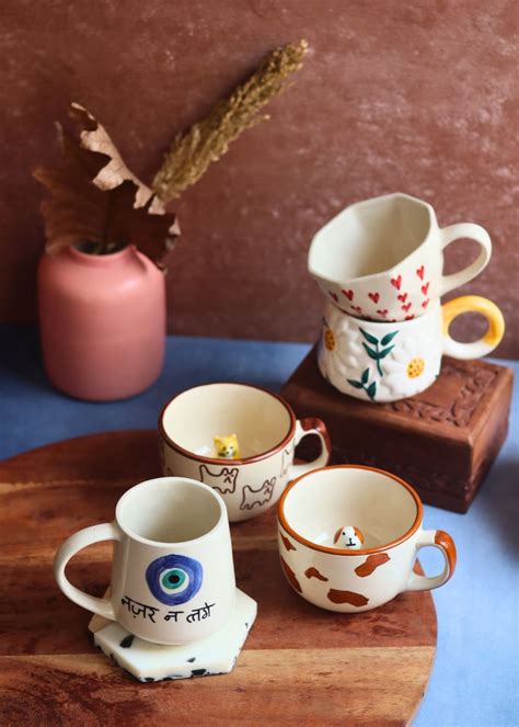 Shop Ceramic Mugs for Tea/Coffee at the Lowest Prices – WeavingHomes