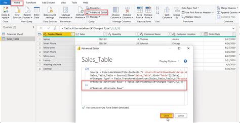 Image result for Power Query App End Files & Remove First Rows
