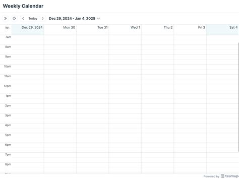 Free Printable Weekly Calendar 2025 - Calendar 2025 Printables