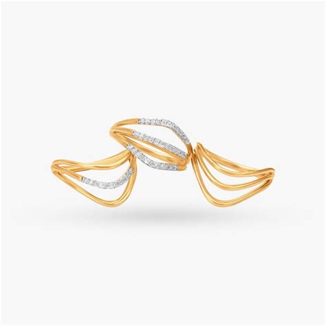 Stackable Arch Diamond Rings