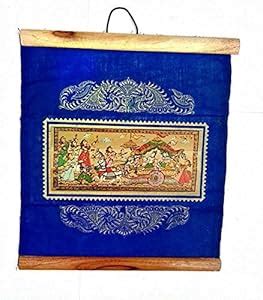 Pattachitra Screen Printed Wall Hanging. : Amazon.in: Home & Kitchen
