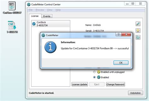 Image result for Codemetercc.exe CodeMeter Control Center