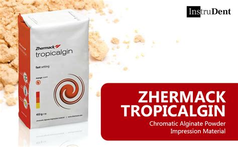 Zhermack Tropicalgin Chromatic Alginate Powder Impression Material ...