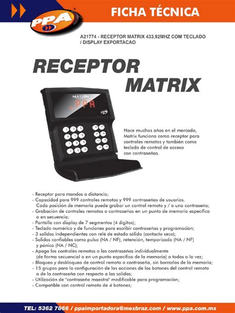 Image result for Matrix Receiver