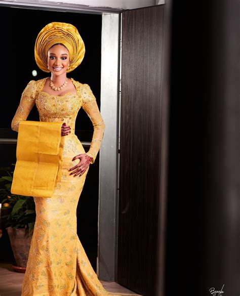 Luxury African Bridal Dress and Gele, Custom Bridal Dress, Hausa Bride ...