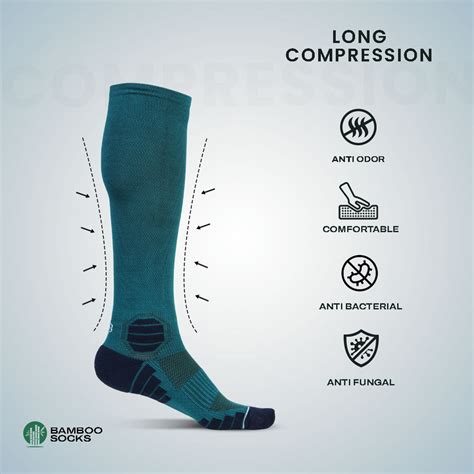White Bamboo Compression Socks for Men | Single Pack – BONJOUR