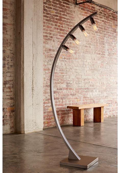 Franklin Iron Works™ Arcos Bronze Arch Floor Lamp | Modern arc floor ...