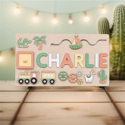 Personalized Name Puzzle - The Perfect First Year Gift – The Montessori ...
