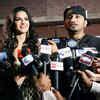 Sunny Leone and Yo Yo Honey Singh get mobbed by media on the sets of ...