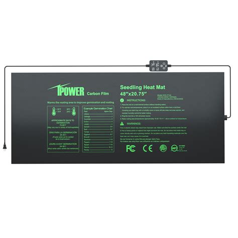 iPower Seedling Mat for Plants with Dual Digital Temperature Driver ...