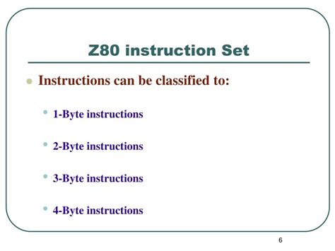 Image result for Z80 Microprocessor Instruction Set
