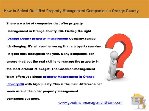 PPT - Orange County Property Management PowerPoint Presentation, free ...