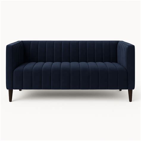 Calcutta Velvet Living Sofa – Modern Tufted Sofa in Green, Blue & Grey ...