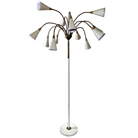 Medusa 12 Shade Floor Lamp in the Style of Stilnovo For Sale at 1stdibs