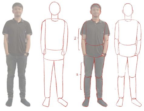 Image result for Drawing Body Parts Using Shapes