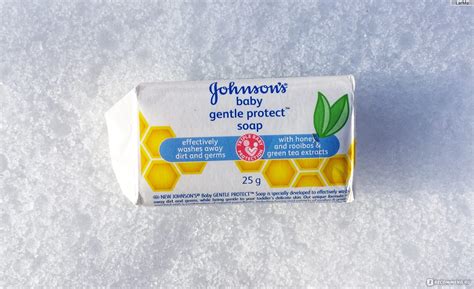 Мыло детское Johnson's baby pure protect с экстрактом зеленого чая ...