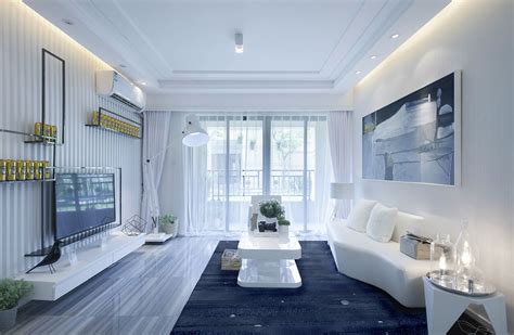 舒适轻松的美式装修风格，110平米三室两厅装修效果图-中国木业网