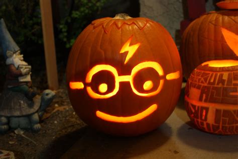 Harry Potter Pumpkin Template